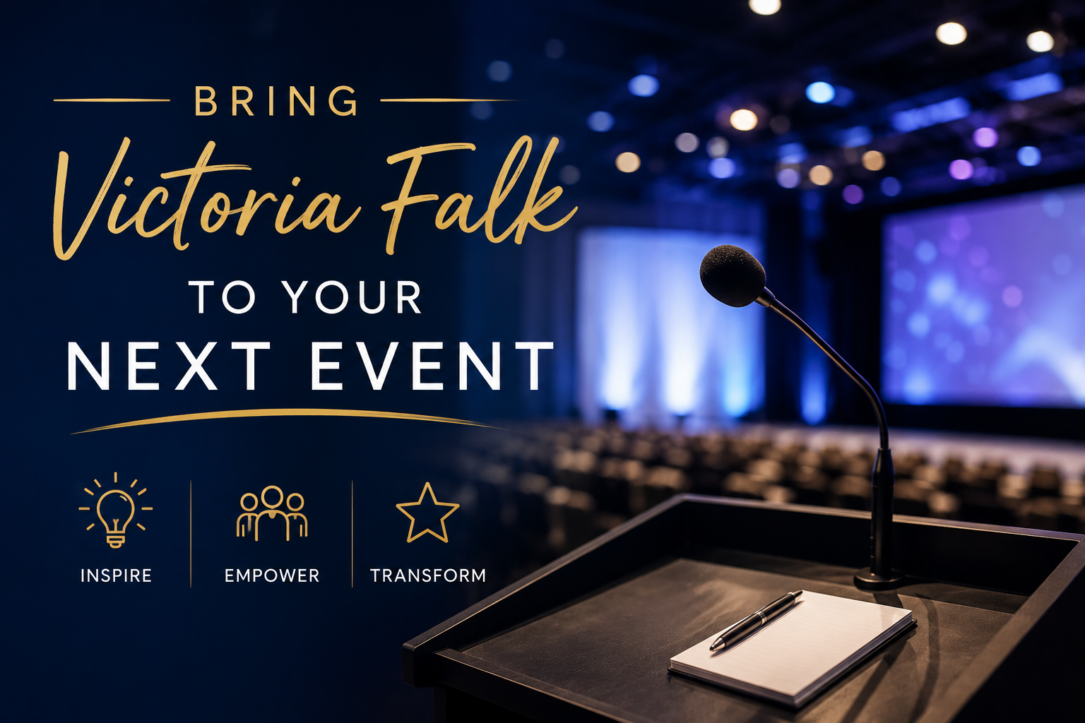 Victoria Falk speaking
